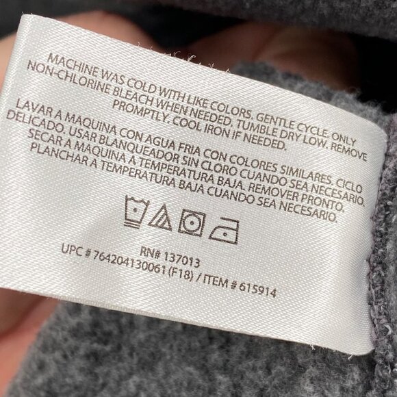 Orvis 1/4 Zip Fleece Gray Line Long Sleeve Pullover Men’s Size XXL - Picture 9 of 9